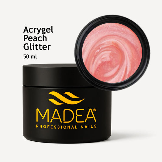 Acrygel Peach Glitter
