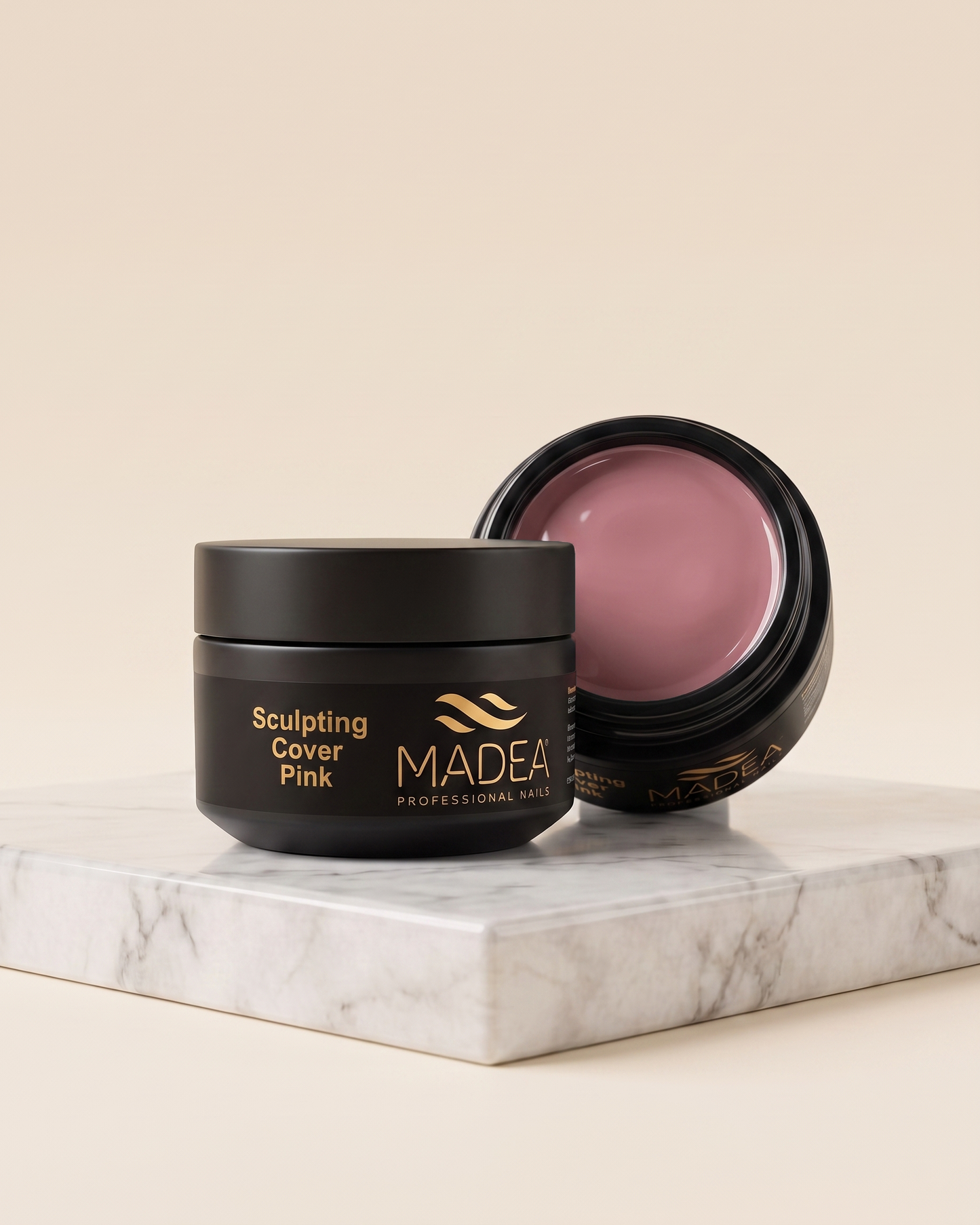 Gel costruttore Sculpting Cover Pink Madea da 15 ml, tonalità nude rosato, autolivellante ad alta densità