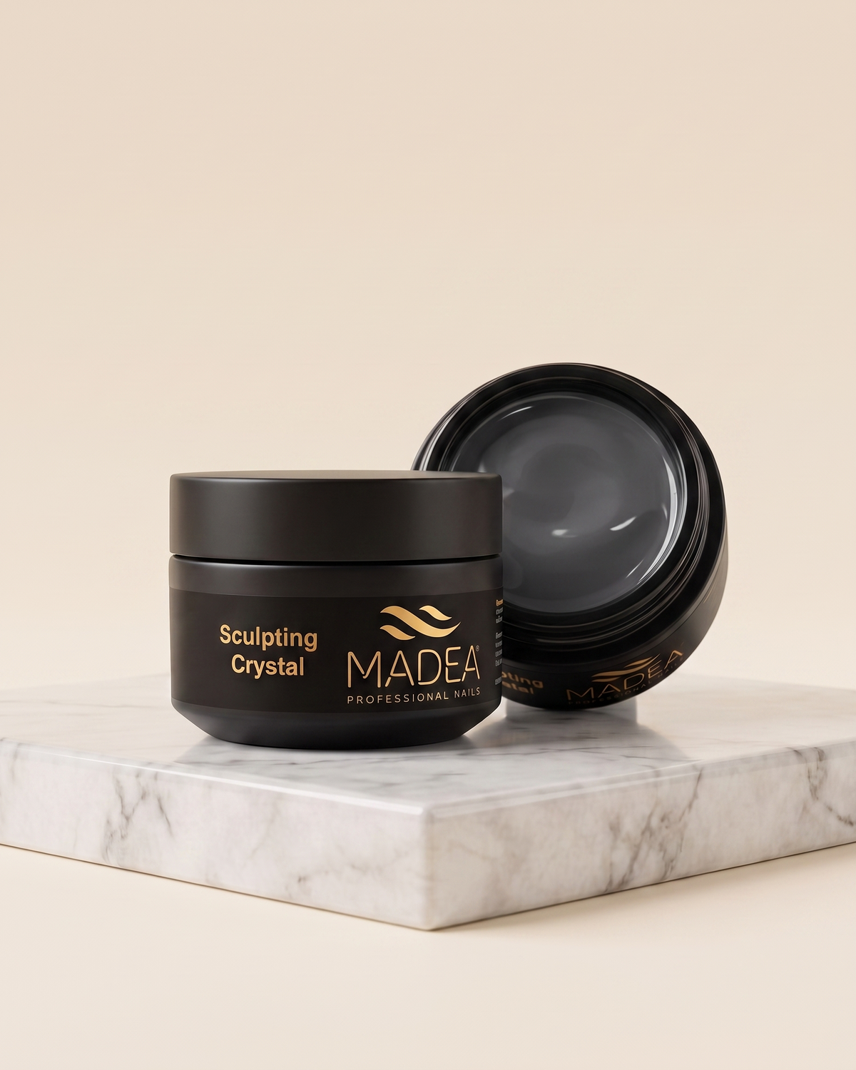 Gel costruttore Sculpting Crystal Madea da 15 ml, tonalità trasparente, autolivellante ad alta densità
