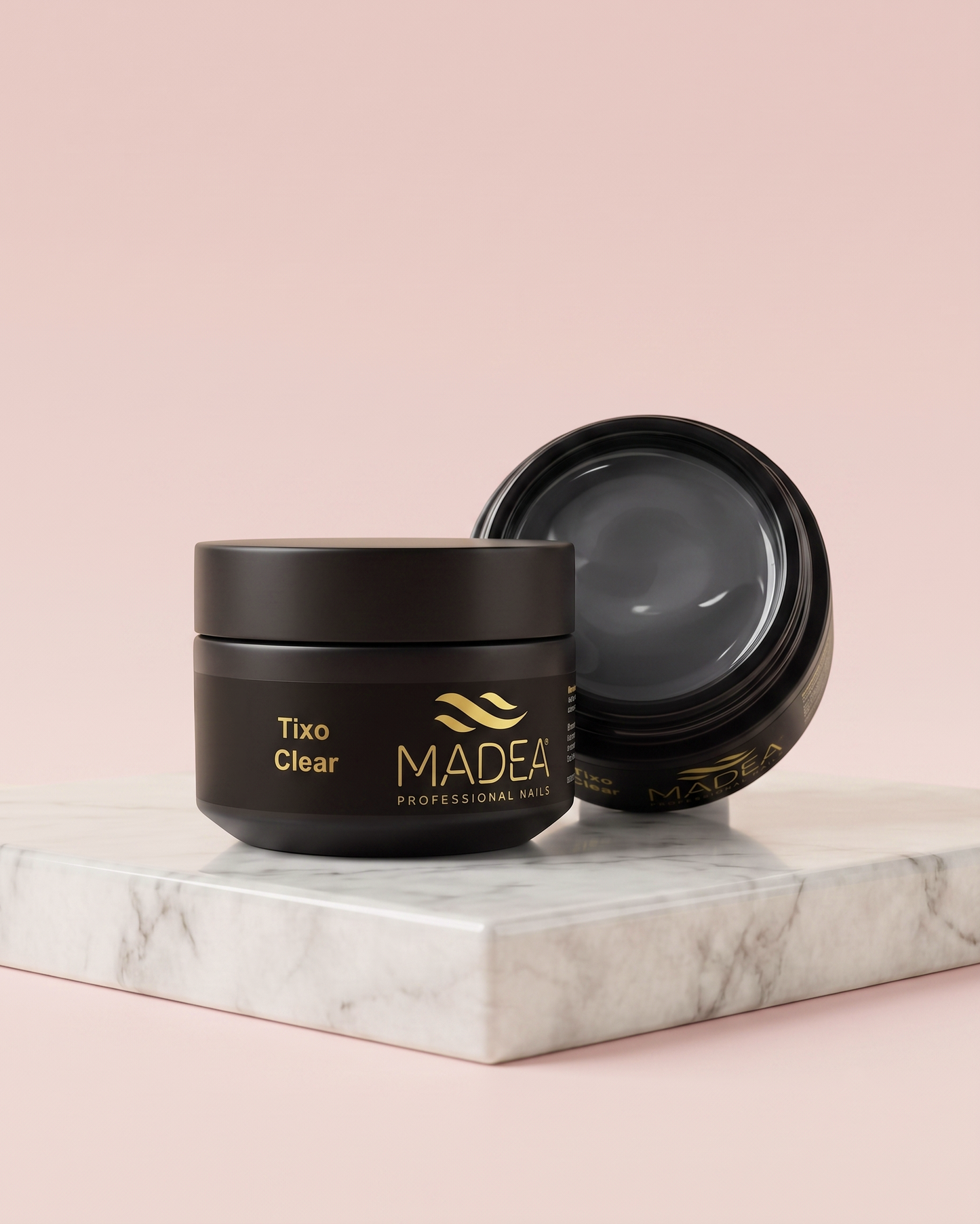 Gel costruttore Tixo Clear Madea da 15 ml, tonalità trasparente, autolivellante con tecnologia tissotropica