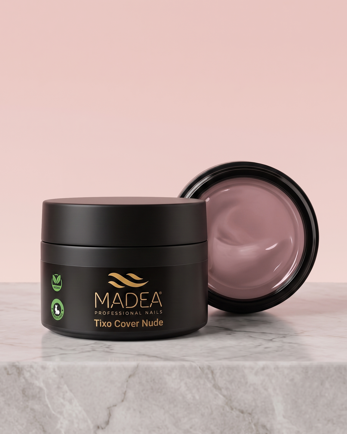 Gel costruttore Tixo Cover Nude Madea da 50 ml, tonalità nude freddo, autolivellante con tecnologia tissotropica